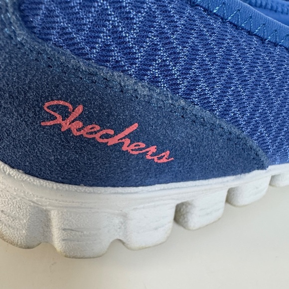 Sketchers Flex Memory Foam Low Profile Walking Shoes Blue US 9 - Picture 9 of 9
